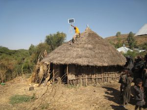 Installation der Solar-Home-Systeme